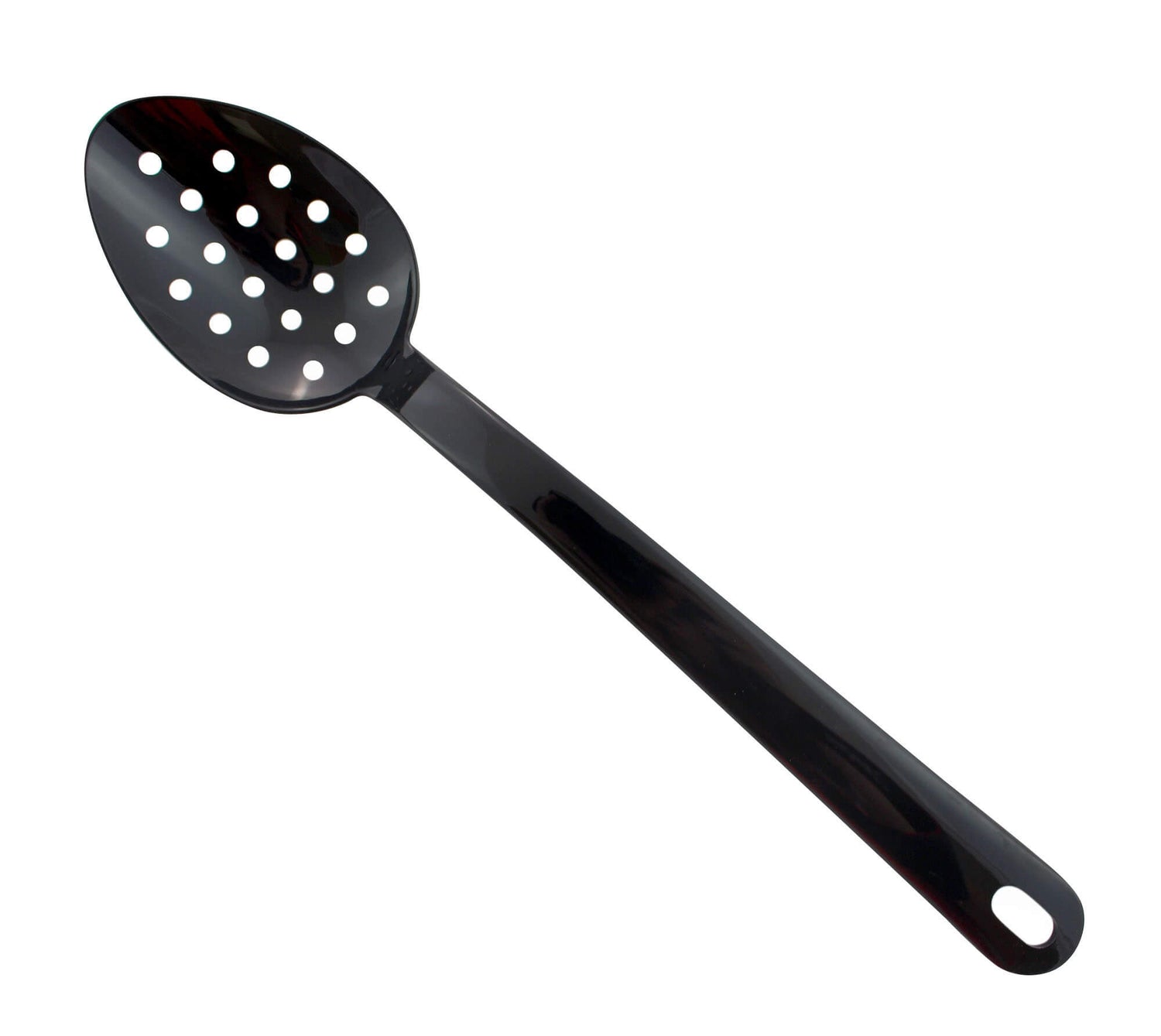 Cuillère de service perforée Exoglass® MATFER professionnelle noire 34cm