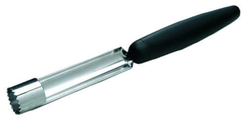 Vide-pommes professionnel Matfer lame crantée acier inox 10cm manche PP