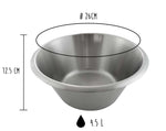 Bassine pâtissière professionnelle Matfer 100% acier inox - Diamètre 26cm