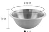 Cul de poule professionnel Matfer 100% acier inox - Diamètre 30cm