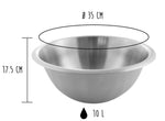 Cul de poule professionnel Matfer 100% acier inox - Diamètre 35cm