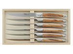 Coffret 6 couteaux de table Avantage Le Thiers Goyon-Chazeau manches olivier
