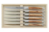Coffret 6 couteaux de table Avantage Le Thiers Goyon-Chazeau manches olivier