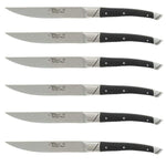 Coffret 6 couteaux de table Avantage Le Thiers Goyon-Chazeau manches en ébène