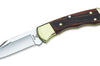 Couteau pliant BUCK 112FG Ranger manche 11cm empreintes doigts + étui cuir