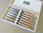 Coffret 6 couteaux de table Avantage Le Thiers Goyon-Chazeau manches olivier