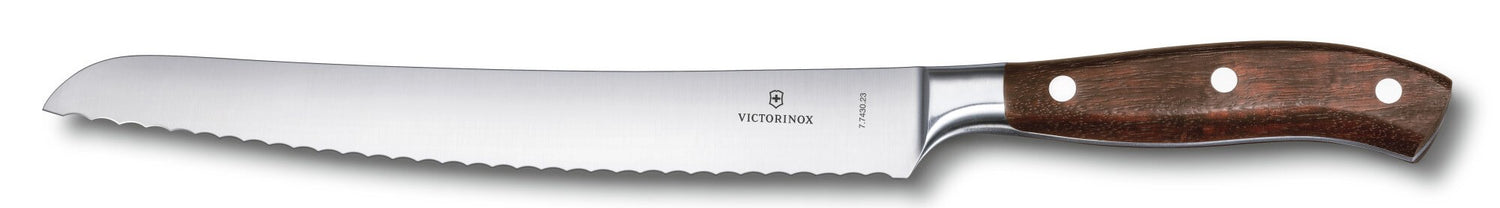 Couteau à pain Victorinox Grand Maître Wood forgé 23cm manche érable