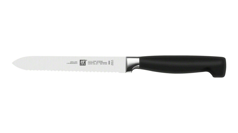 Couteau universel Zwilling Four Star lame dentelée 13cm