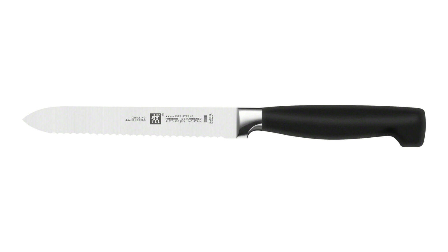 Couteau universel Zwilling Four Star lame dentelée 13cm