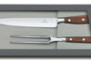 Coffret Victorinox Grand Maître Rosewood couteau à découper + fourchette de chef forgés