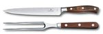 Coffret Victorinox Grand Maître Rosewood couteau à découper + fourchette de chef forgés
