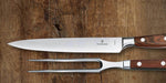Coffret Victorinox Grand Maître Rosewood couteau à découper + fourchette de chef forgés