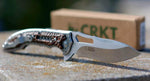 Couteau pliant CRKT FOSSIL 5470 manche martelé 12,6cm