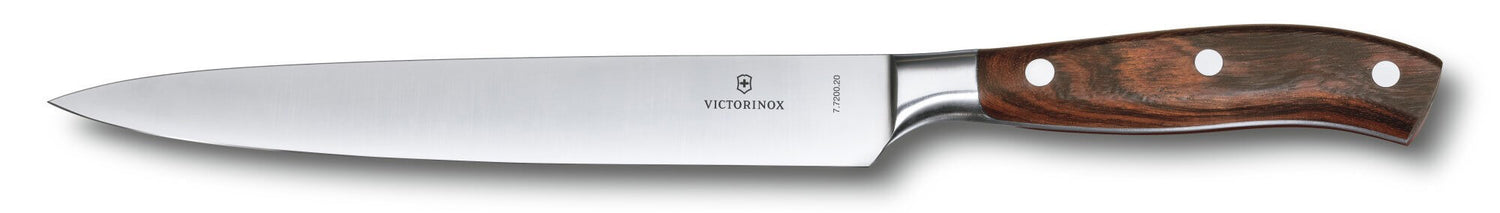 Coffret Victorinox Grand Maître Rosewood couteau à découper + fourchette de chef forgés