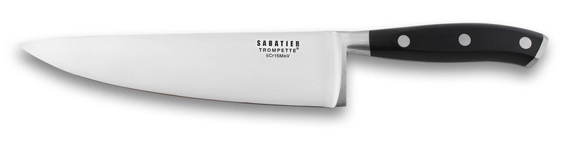 Couteau de chef Sabatier Trompette Vulcano 20cm 3 rivets