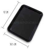 Plateau de présentation professionnel en Altuglas® noir - 42x30.5cm
