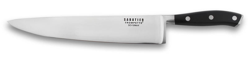 Couteau de chef Sabatier Trompette Vulcano 25cm 3 rivets
