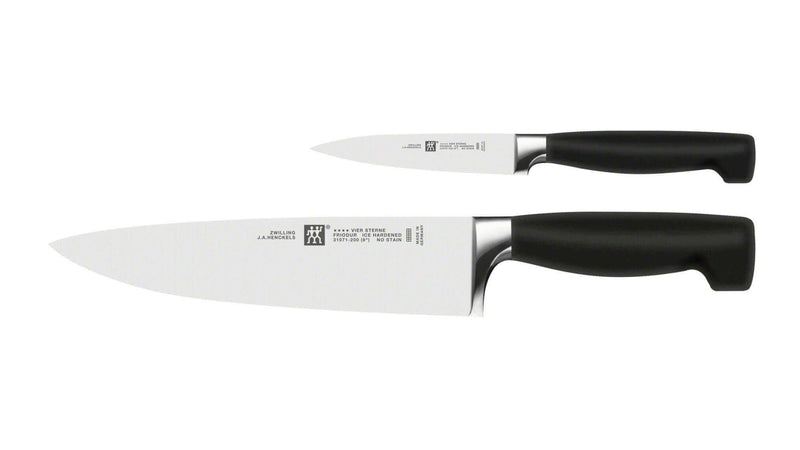 Coffret 2 couteaux forgés Zwilling Four Star - Office et Chef
