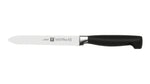 Bloc couteaux bois naturel 6 pièces Zwilling Four Star lames forgées