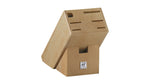 Bloc couteaux bois naturel 7 pièces Zwilling Four Star lames forgées