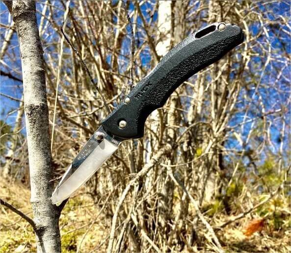 Couteau pliant BUCK BANTAM 285 manche noir 11cm