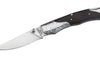 Couteau pliant Herbertz 209512 manche bois mitres gravées 12cm