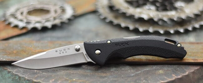 Couteau pliant BUCK BANTAM 286 manche noir 13cm