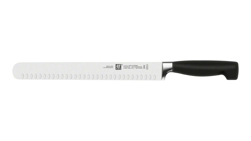 Couteau à trancher Zwilling Four Star lame forgée alvéolée 26cm