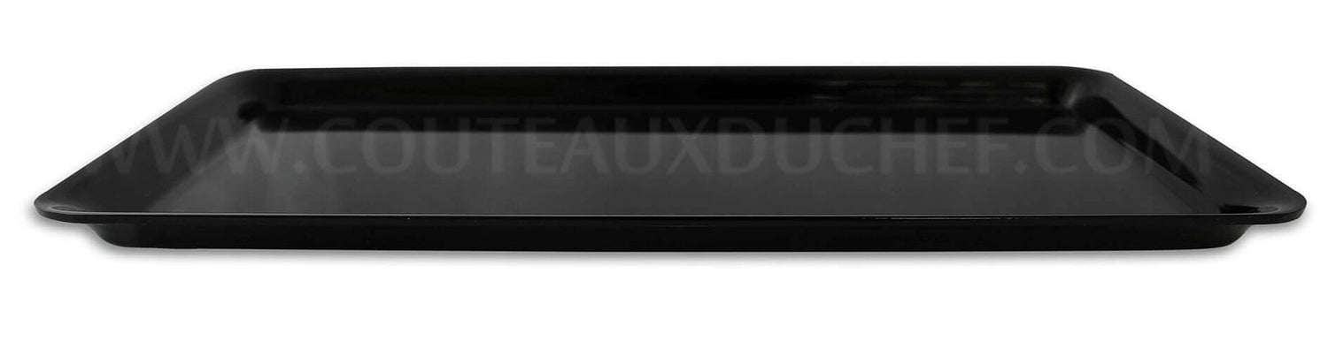 Plateau de présentation professionnel en Altuglas® noir - 58x21cm