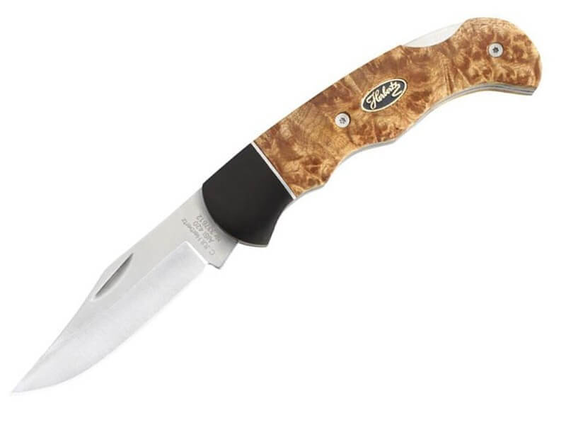 Couteau pliant Herbertz 337612 manche bois de racine 12cm