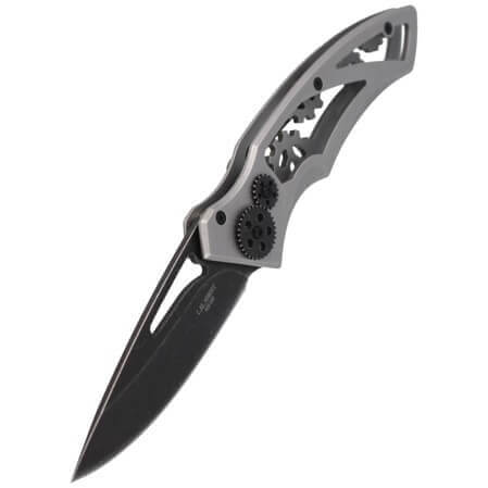 Couteau pliant Herbertz 295112 décor "engrenages" manche 12cm