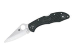 Couteau pliant SPYDERCO DELICA 4 C11PBK 11cm lame lisse