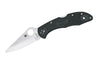Couteau pliant SPYDERCO DELICA 4 C11PBK 11cm lame lisse