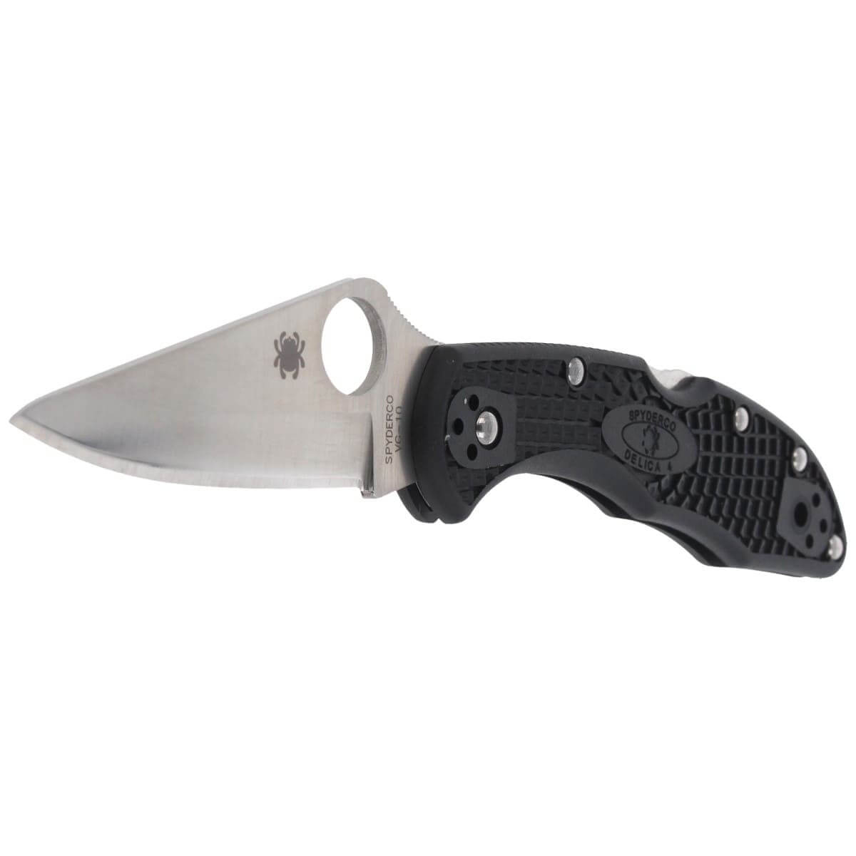Couteau pliant SPYDERCO DELICA 4 C11PBK 11cm lame lisse