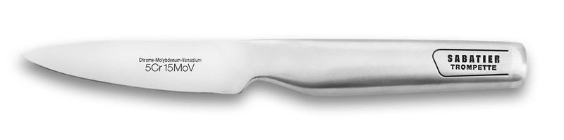 Couteau d'office Sabatier Trompette design Tout Inox 9cm