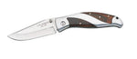 Couteau pliant Herbertz 216211 manche métal/pakka 11cm + coffret bois