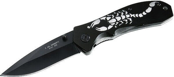 Couteau pliant Herbertz 44067 manche décor scorpion 11cm
