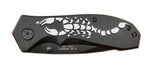 Couteau pliant Herbertz 44067 manche décor scorpion 11cm