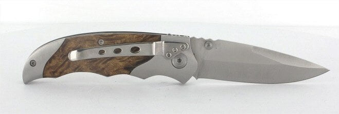 Couteau pliant Herbertz 278211 manche bois de racine 11cm