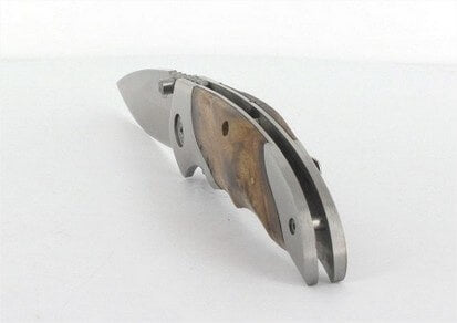 Couteau pliant Herbertz 278211 manche bois de racine 11cm