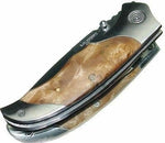 Couteau pliant Herbertz 278211 manche bois de racine 11cm