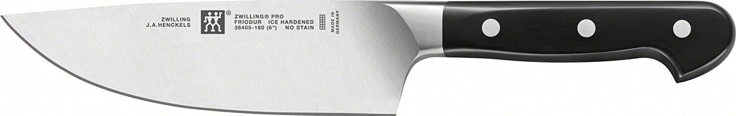 Couteau de chef Zwilling Pro lame large forgée 16cm