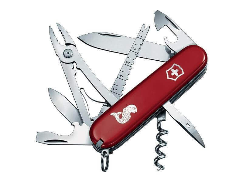 Couteau suisse Victorinox Angler rouge 91mm 19 fonctions