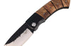 Couteau pliant Herbertz 202512 semi-brut manche bois japonais 12cm