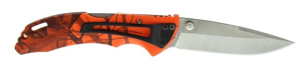 Couteau pliant BUCK BANTAM 0285CMS9 manche orange camo 11cm