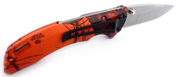 Couteau pliant BUCK BANTAM 0285CMS9 manche orange camo 11cm