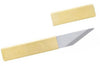 Couteau de poche Higonokami Kiri 659 acier Blue Steel manche laiton 7cm + étui