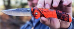 Couteau pliant BUCK BANTAM 0285CMS9 manche orange camo 11cm