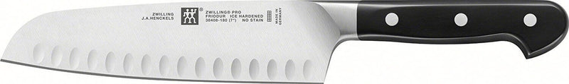 Couteau santoku Zwilling Pro forgé alvéolé 18cm