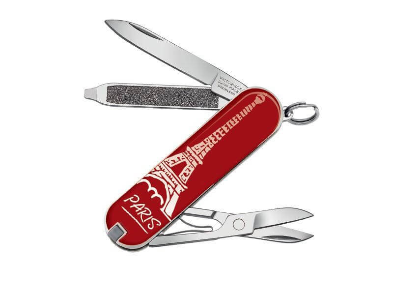 Couteau suisse Victorinox Classic Tour Eiffel 58mm 7 fonctions